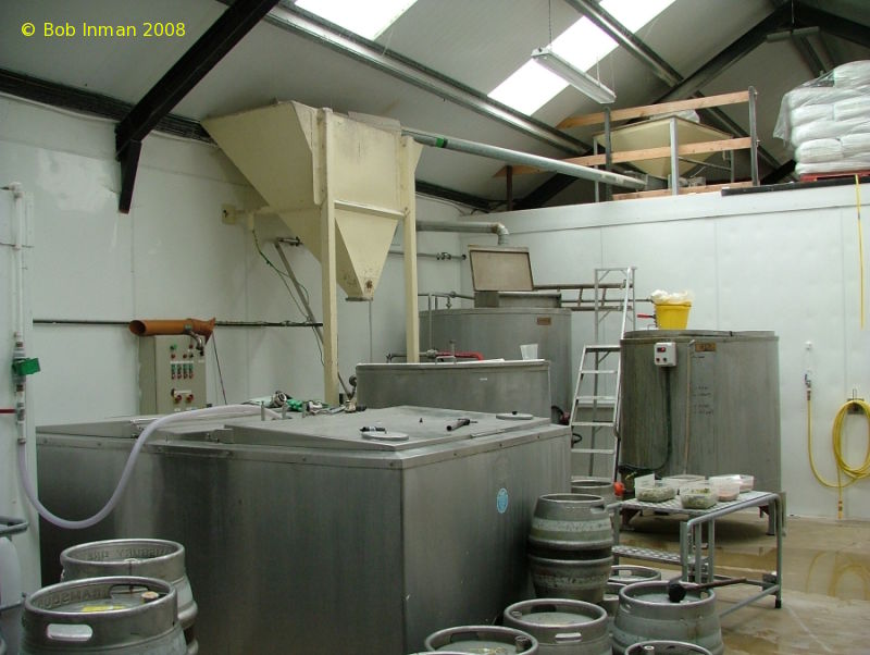 A picture of the brewing plant of The Ramsbury Brewery