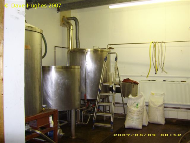 A picture of the brewing plant of Snowdon Craft Beer Ltd
