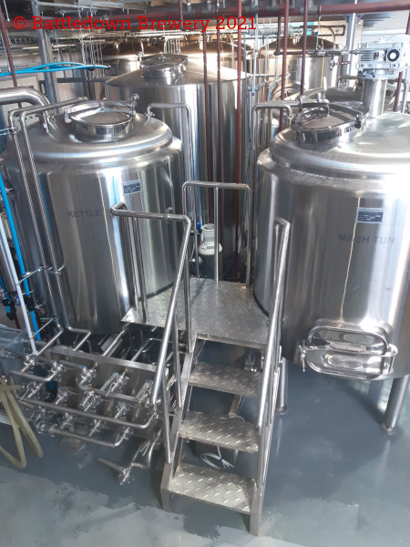 A picture of the brewing plant of Battledown Brewery llp