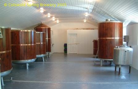 A picture of the brewing plant of Cotswold Spring Brewery Ltd
