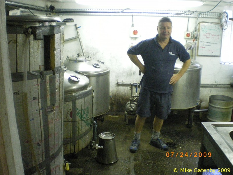A picture of the brewing plant of Bull Lane Brewing Company