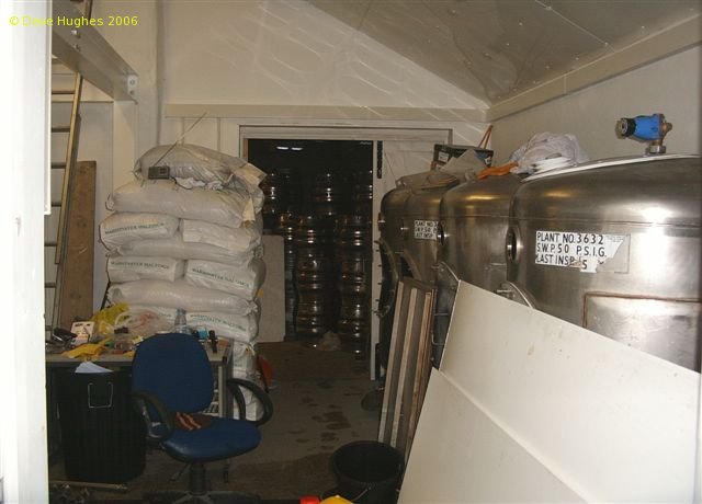 A picture of the brewing plant of Offa's Dyke Brewery
