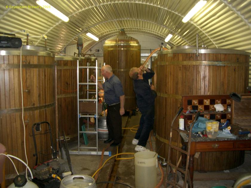 A picture of the brewing plant of Keynsham Brewing Company Ltd
