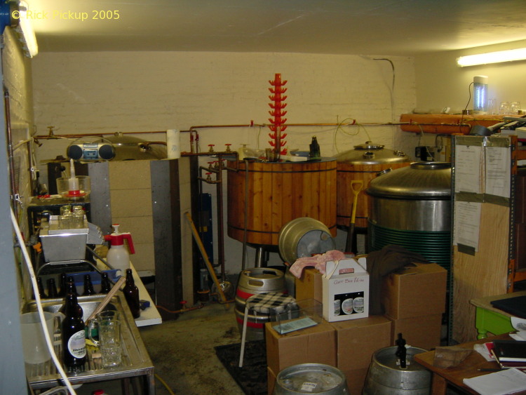 A picture of the brewing plant of The Brandon Brewery