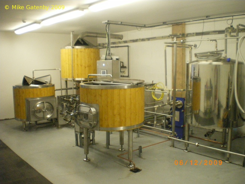 A picture of the brewing plant of Blackbeck Brewery