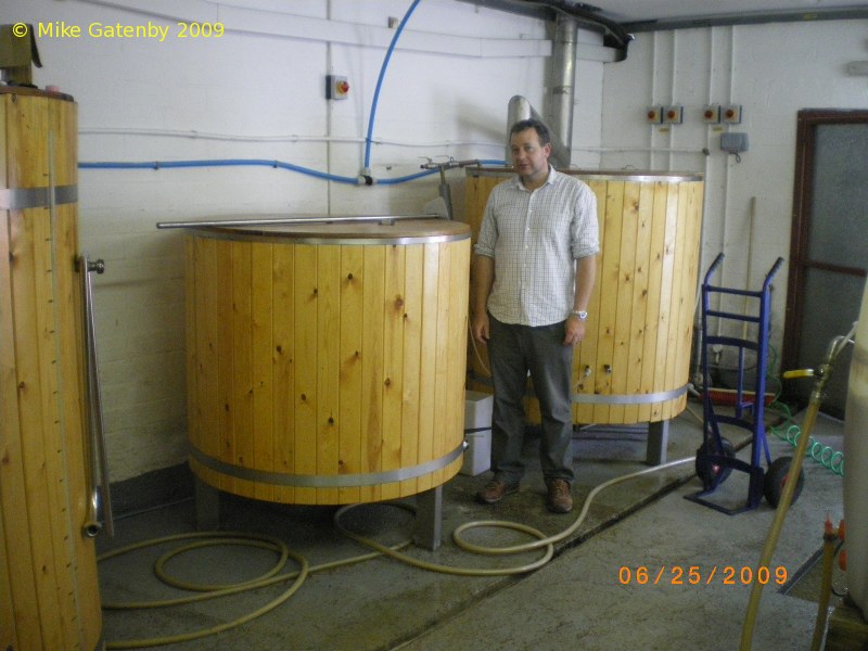 A picture of the brewing plant of Salcombe Brewery