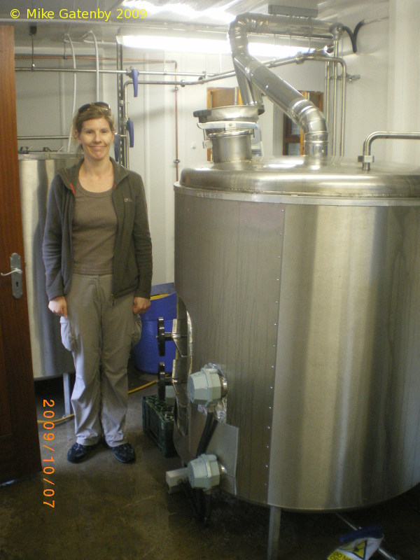 A picture of the brewing plant of The Nook Brewhouse