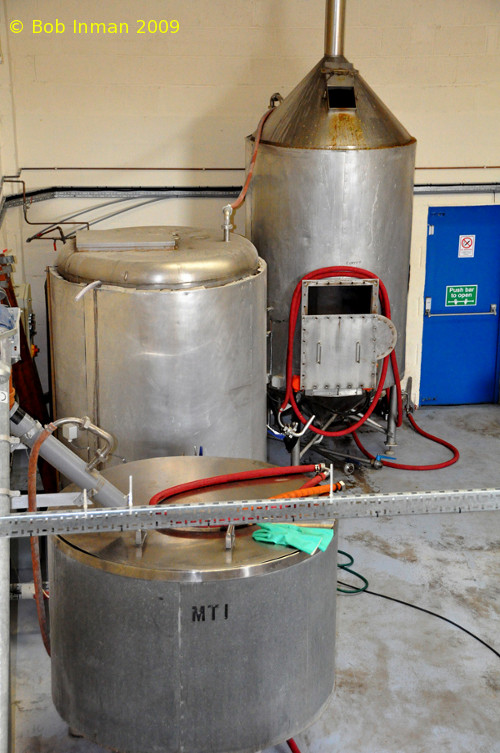 A picture of the brewing plant of Festival Brewery