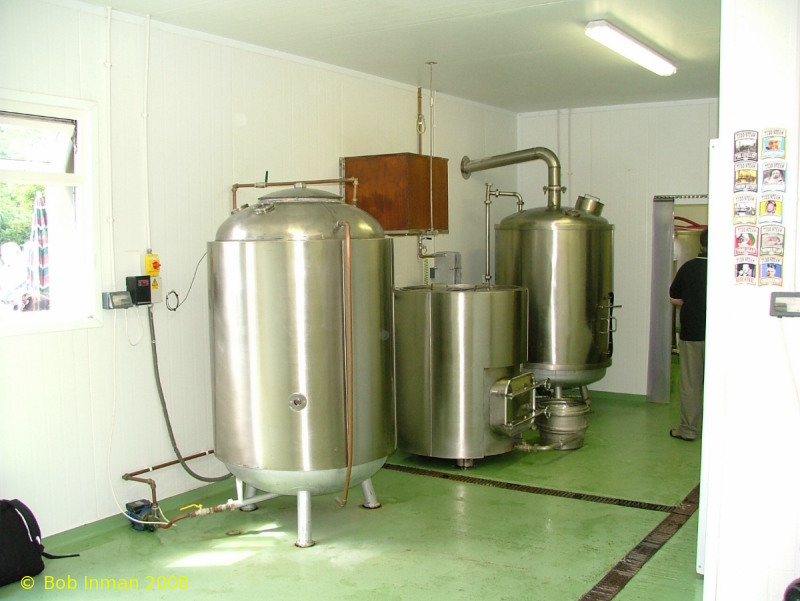 A picture of the brewing plant of Tydd Steam Brewery