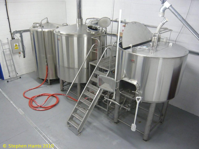 A picture of the brewing plant of Sambrook's Brewery Limited