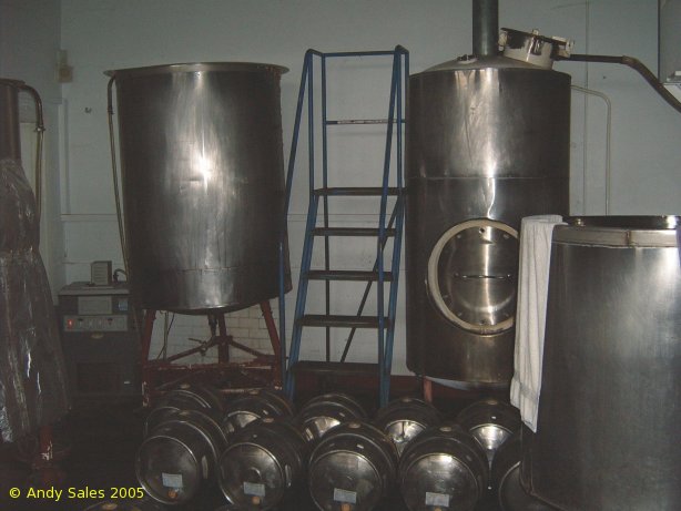 A picture of the brewing plant of Glentworth Brewery
