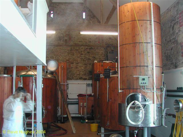 A picture of the brewing plant of Goddard's Brewery