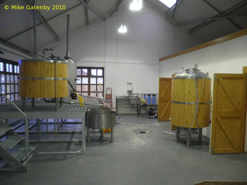 A picture of the brewing plant of The Tap House Brewery Ltd