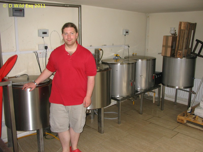A picture of the brewing plant of World's End Ales