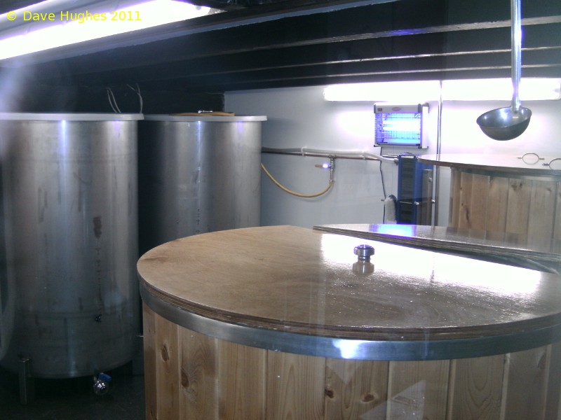 A picture of the brewing plant of Bootleg Brewing Co