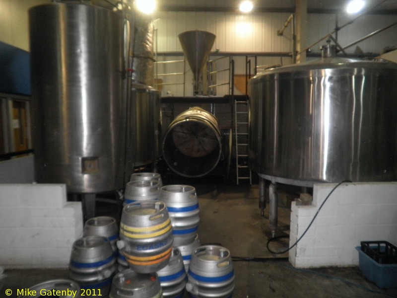 A picture of the brewing plant of Toad Brewery