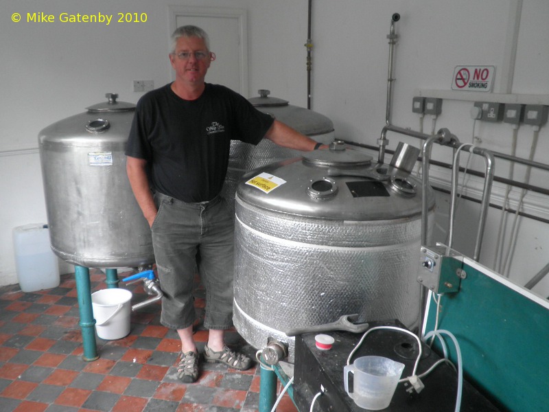 A picture of the brewing plant of Greenodd Brewery