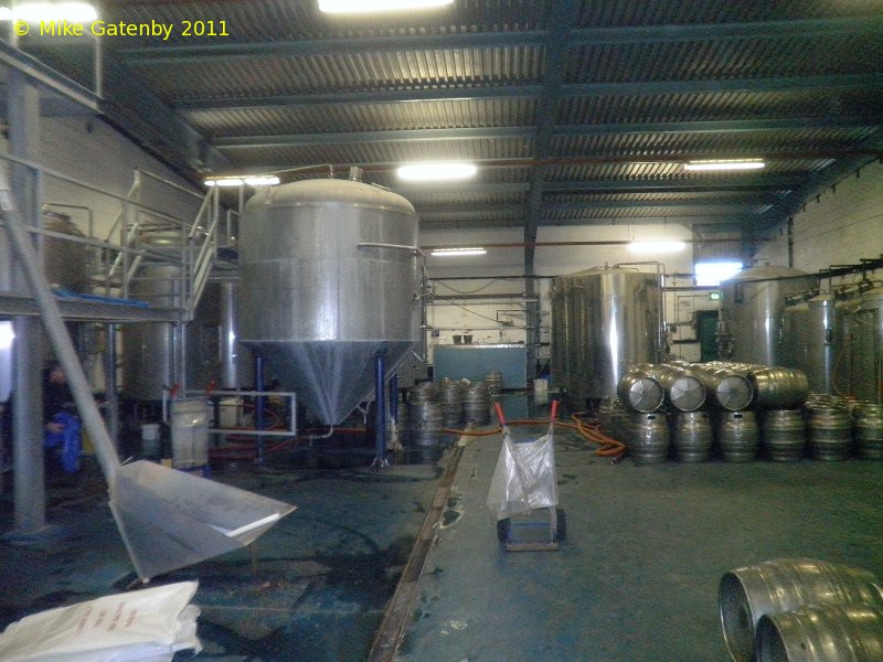 A picture of the brewing plant of Oakwell Brewery