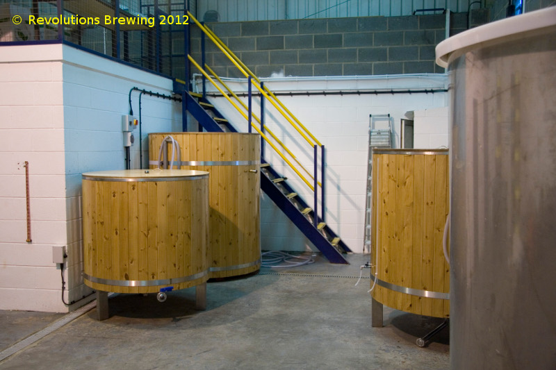 A picture of the brewing plant of The Revolutions Brewing Company Ltd