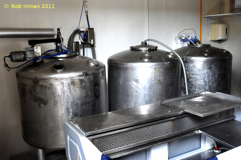 A picture of the brewing plant of Complete Pig Brewery