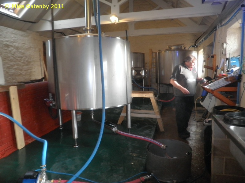 A picture of the brewing plant of Shottle Farm Brewery Ltd