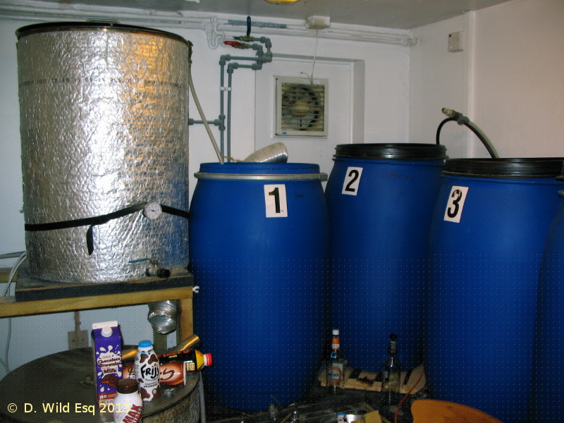 A picture of the brewing plant of Fulflood Arms Brewery