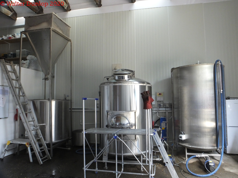 A picture of the brewing plant of Fallen Brewing Company Ltd