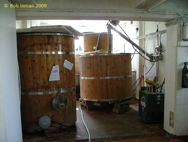 A picture of the brewing plant of Pilgrim Brewery