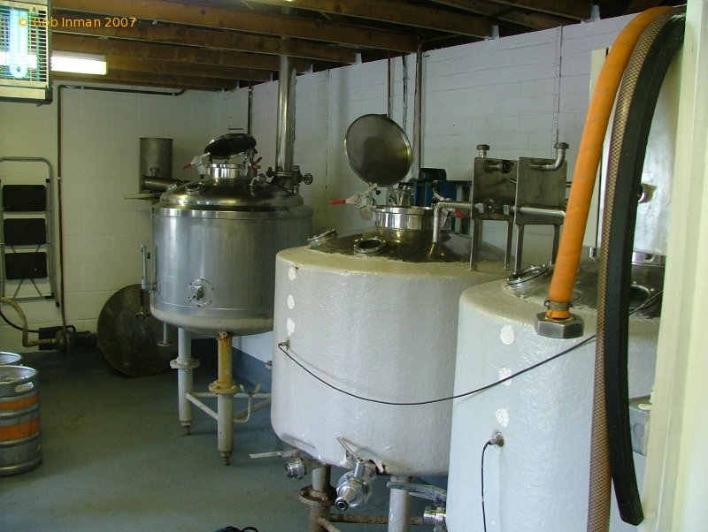 A picture of the brewing plant of Sawbridgeworth Brewery
