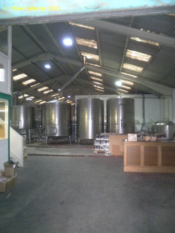 A picture of the brewing plant of Slaters Ales