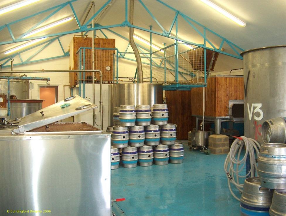 A picture of the brewing plant of Buntingford Brewery Limited