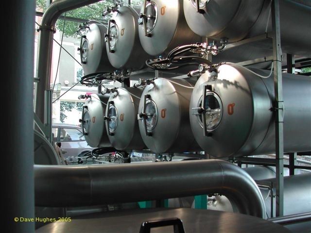 A picture of the brewing plant of Zerodegrees (Bristol)