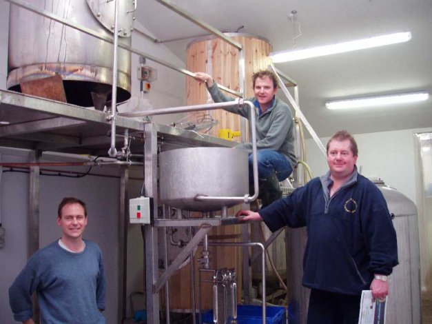 A picture of the brewing plant of Oxfordshire Ales