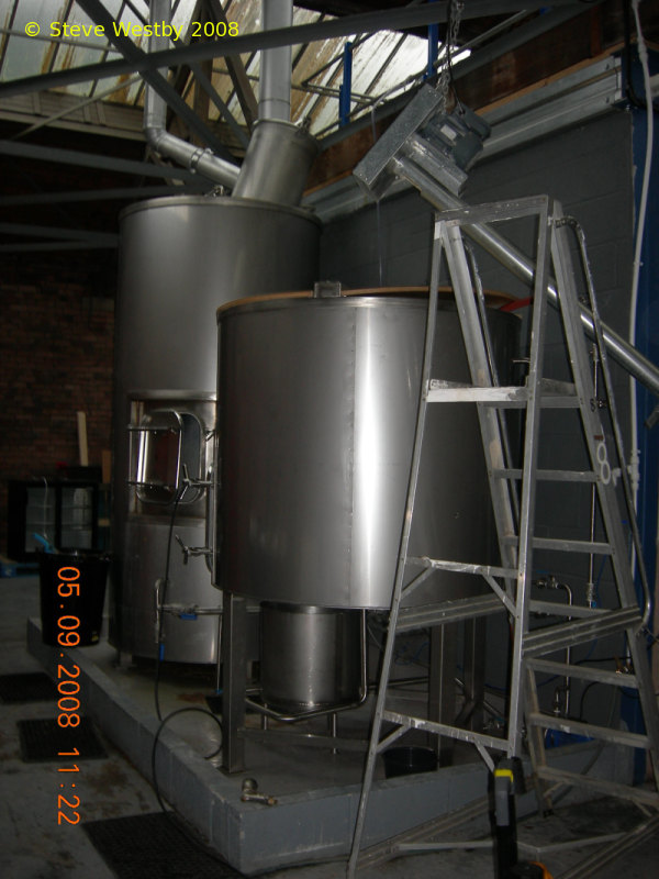 A picture of the brewing plant of Wrekin Brewing Company Ltd