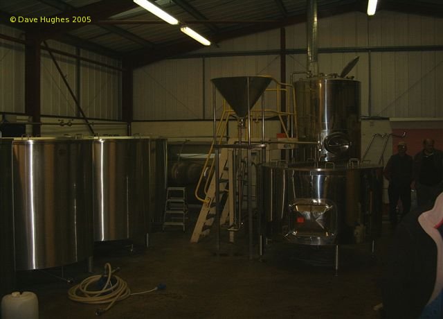 A picture of the brewing plant of The Durham Brewery Limited